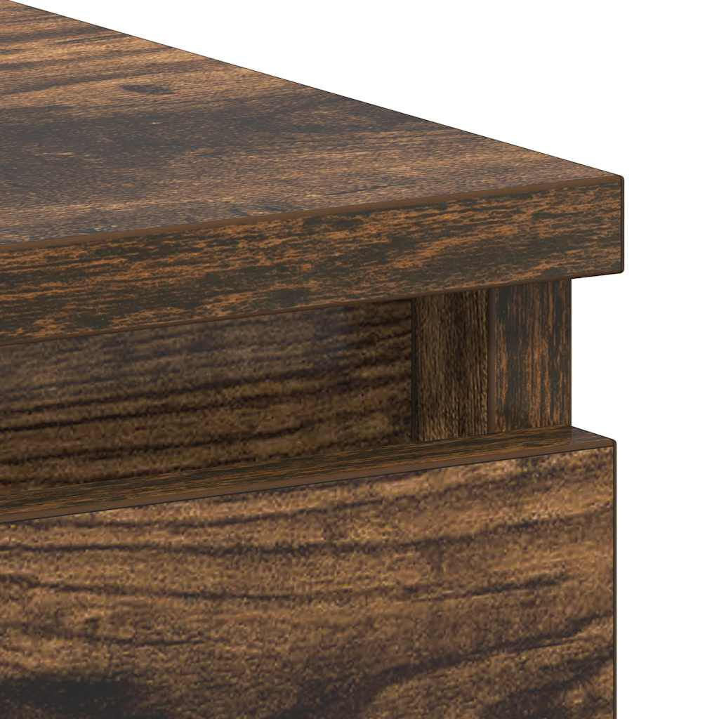 Schreibtisch Räuchereiche 90X45X76 Cm Holzwerkstoff