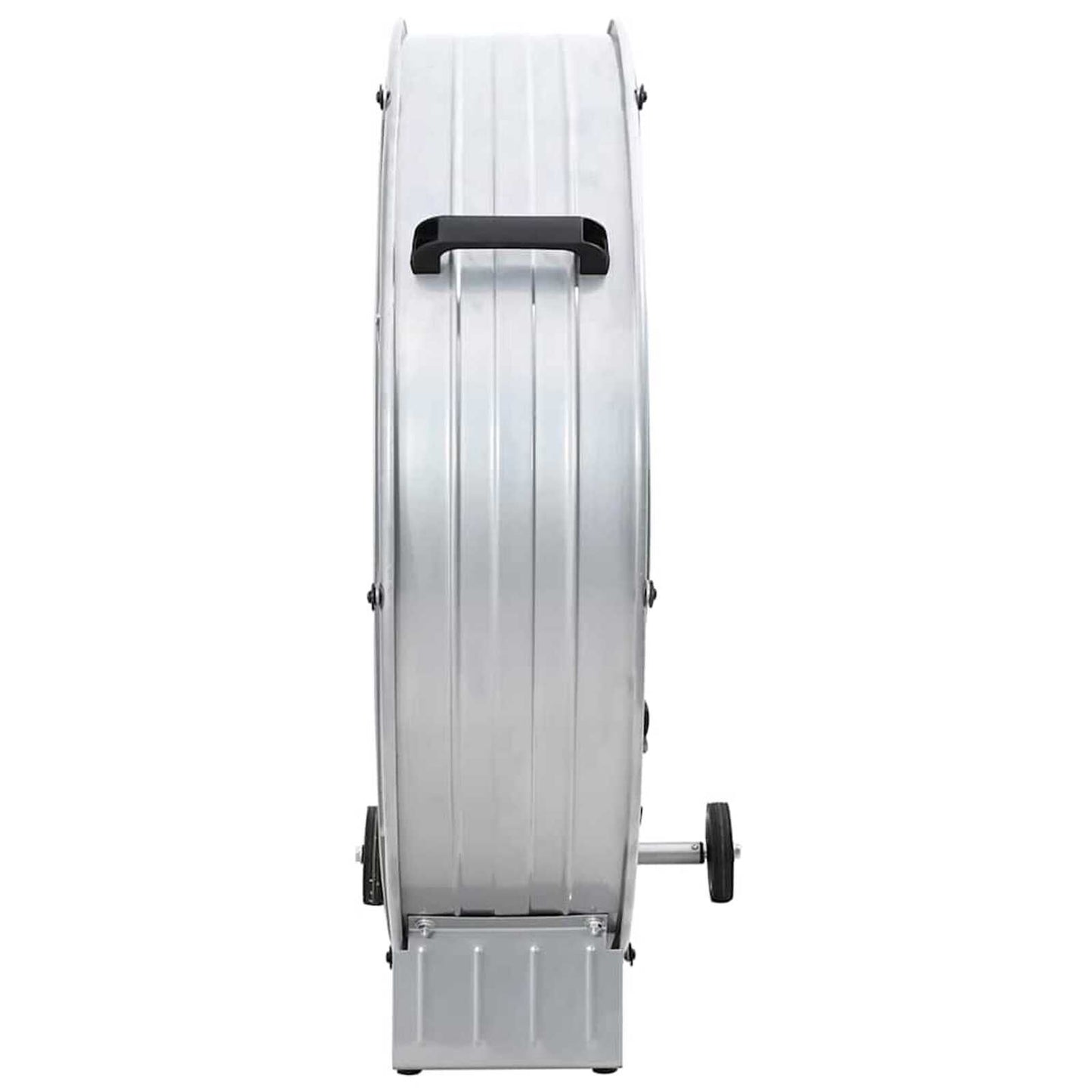 Trommelventilator Mit Rad Silber 79 X 37 X 82 Cm Aluminium