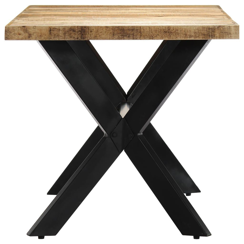 Esstisch 140X70X75 Cm Raues Mangoholz