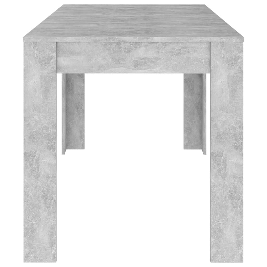 Esstisch Betongrau 140X74,5X76 Cm Holzwerkstoff