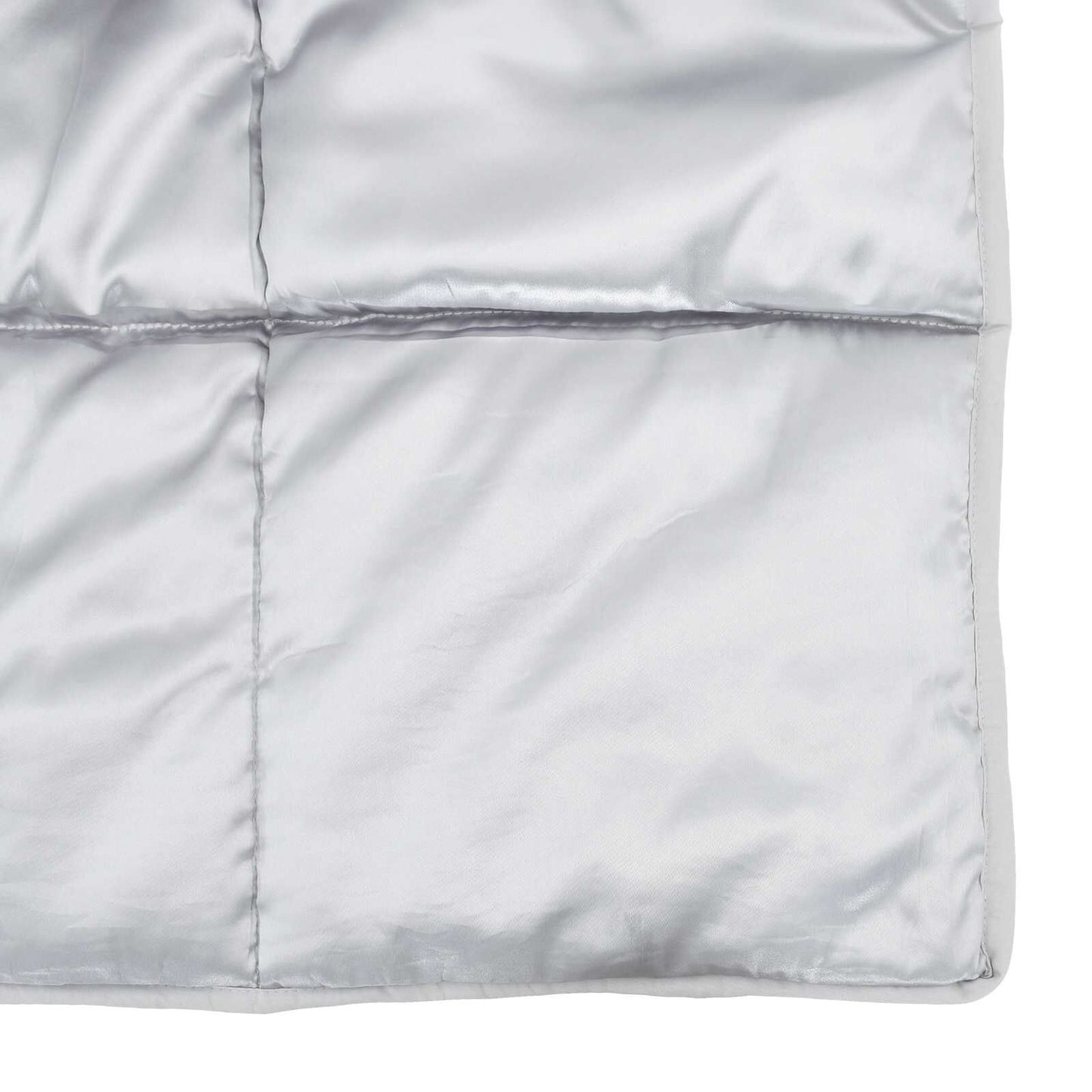 Winterbettdecke Silber 220 X 240 Cm Satin Und Mikrofaser