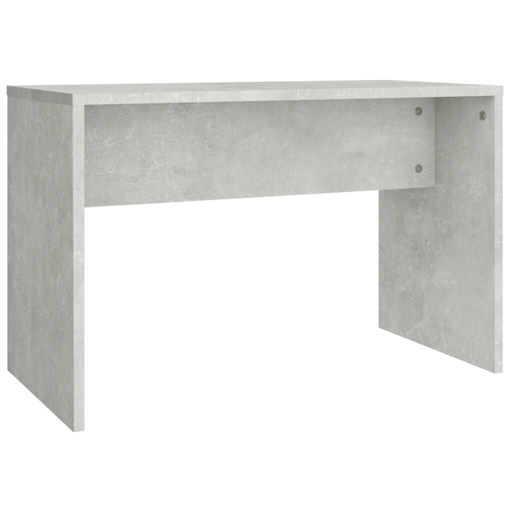 Schminktisch-Set Betongrau 74,5X40X141 Cm