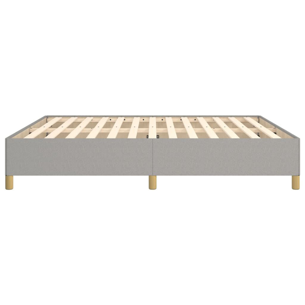 Boxspringbettgestell Hellgrau 180X200 Cm Stoff