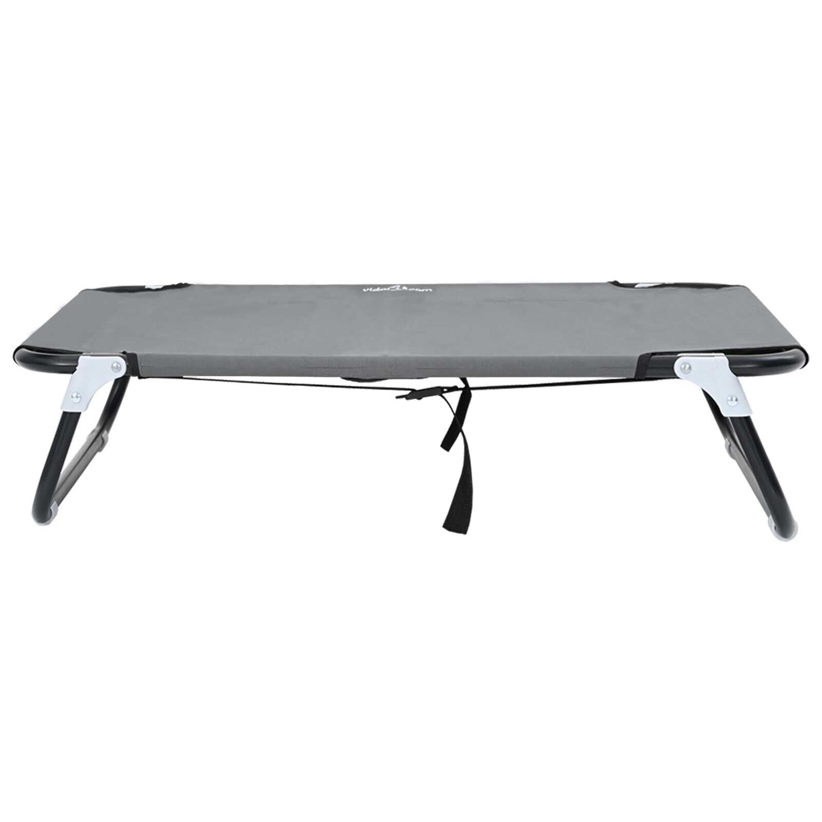 Hundebett Hellgrau 80 X 55 X 18 Cm Stahl