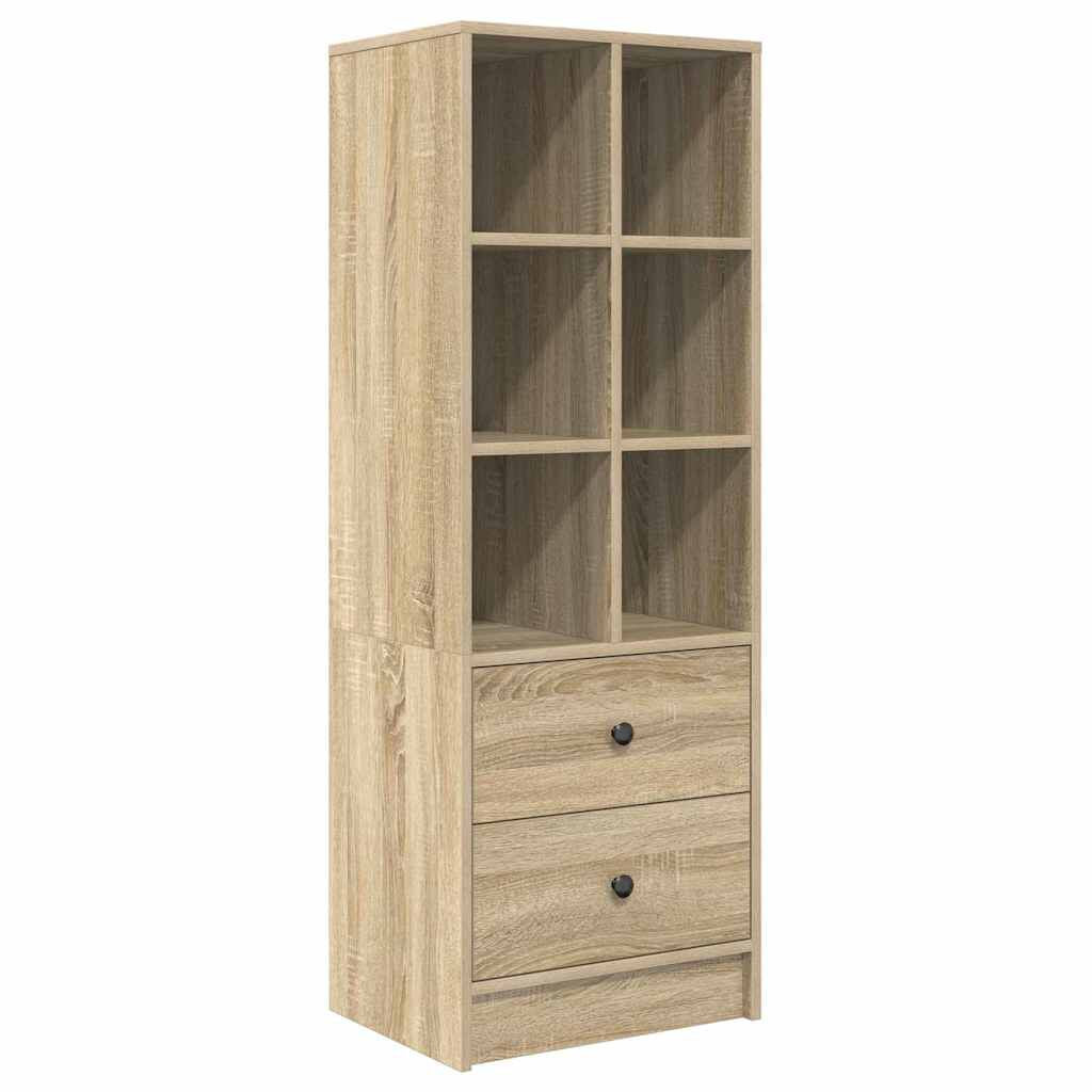 Schreibtisch Mit Schubladen 2 Pcs Sonoma-Eiche