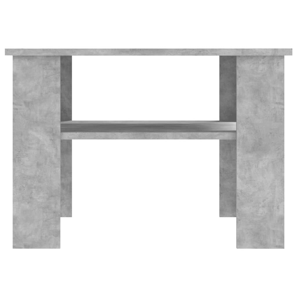 Couchtisch Betongrau 60X60X42 Cm Holzwerkstoff