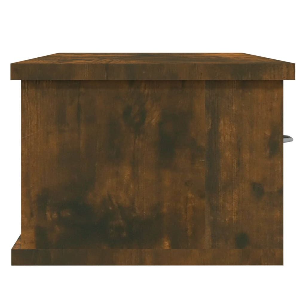 Wandschrank Räuchereiche 88X26X18,5 Cm Holzwerkstoff