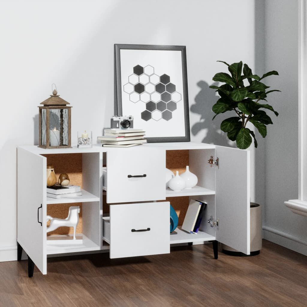 Sideboard Weiß 100X36X60 Cm Holzwerkstoff