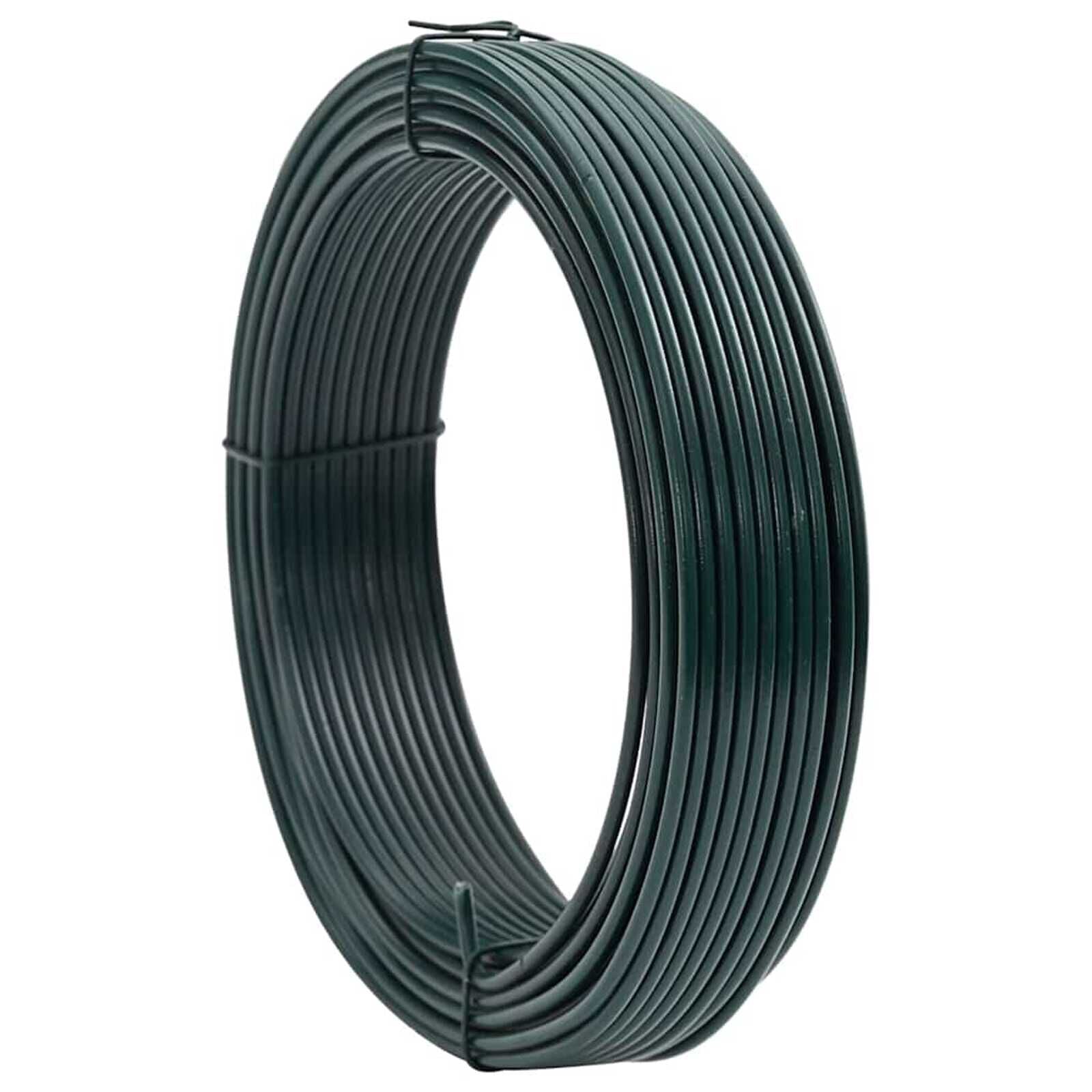 Zaunbindedraht Grün 25 M PVC