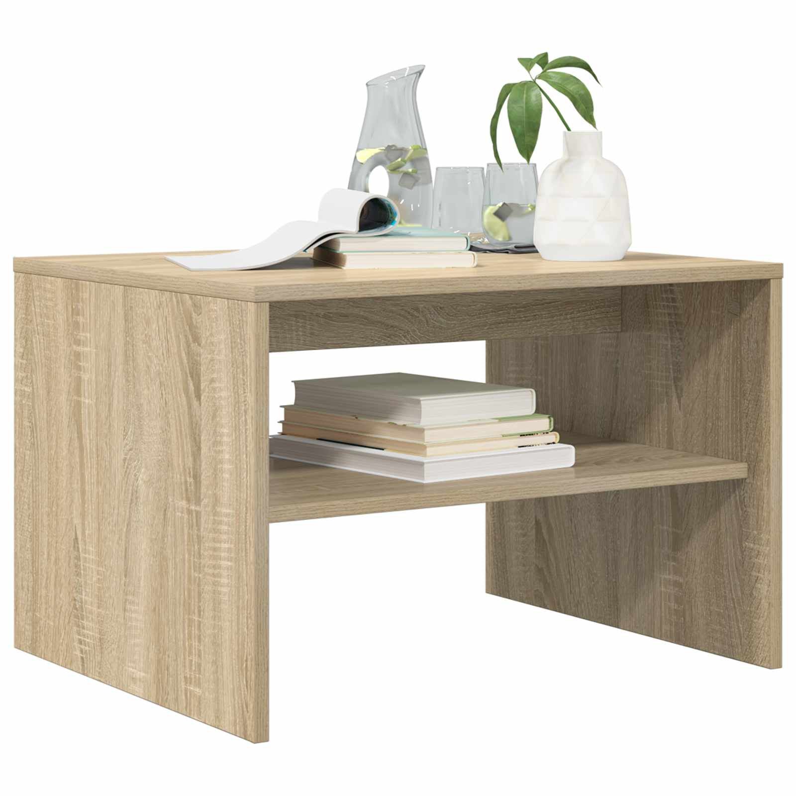 Couchtisch Sonoma-Eiche 60 X 50 X 40 Cm Holzwerkstoff