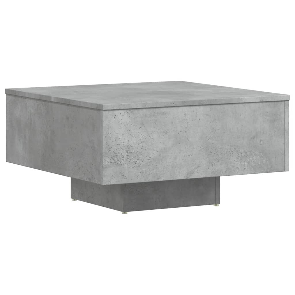 Couchtisch Betongrau 60X60X31,5 Cm Holzwerkstoff