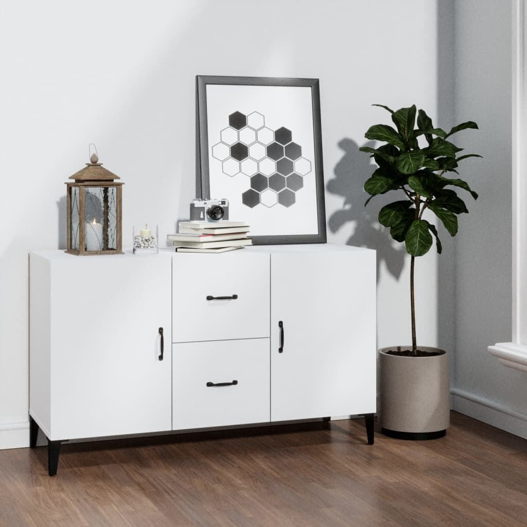 Sideboard Weiß 100X36X60 Cm Holzwerkstoff