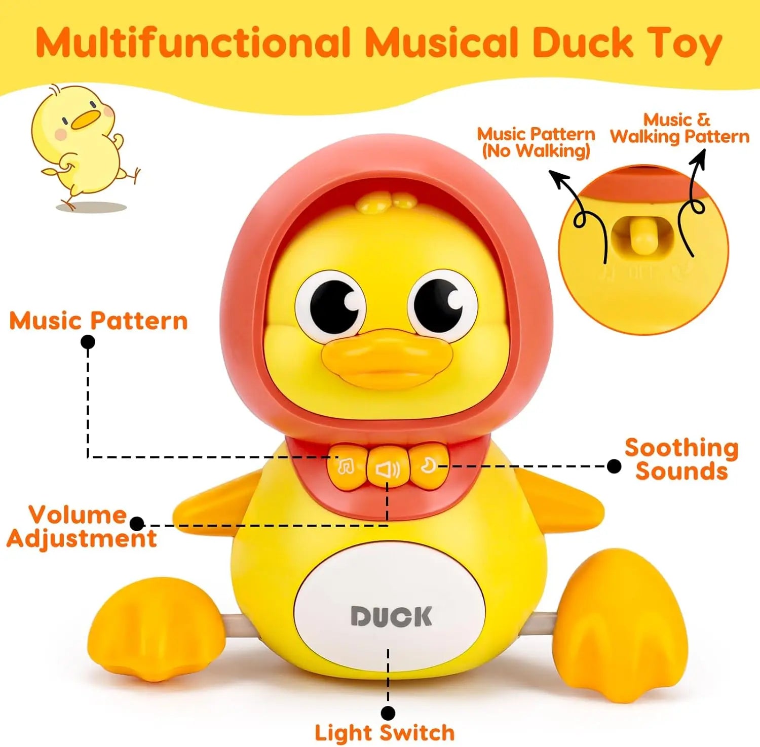 Baby Crawling Toys with Music Early Learning Development Interactive Walking Toy Infant Learn to Walk for Girls Boys Christmas