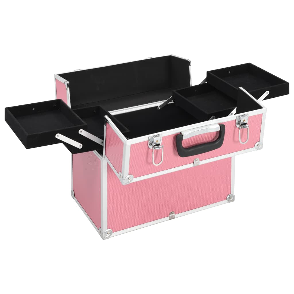 Kosmetikkoffer Schminkkoffer Friseurkoffer Schmuckkoffer Aluminium Vidaxl