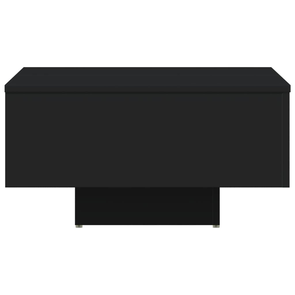 Couchtisch Schwarz 60X60X31,5 Cm Holzwerkstoff
