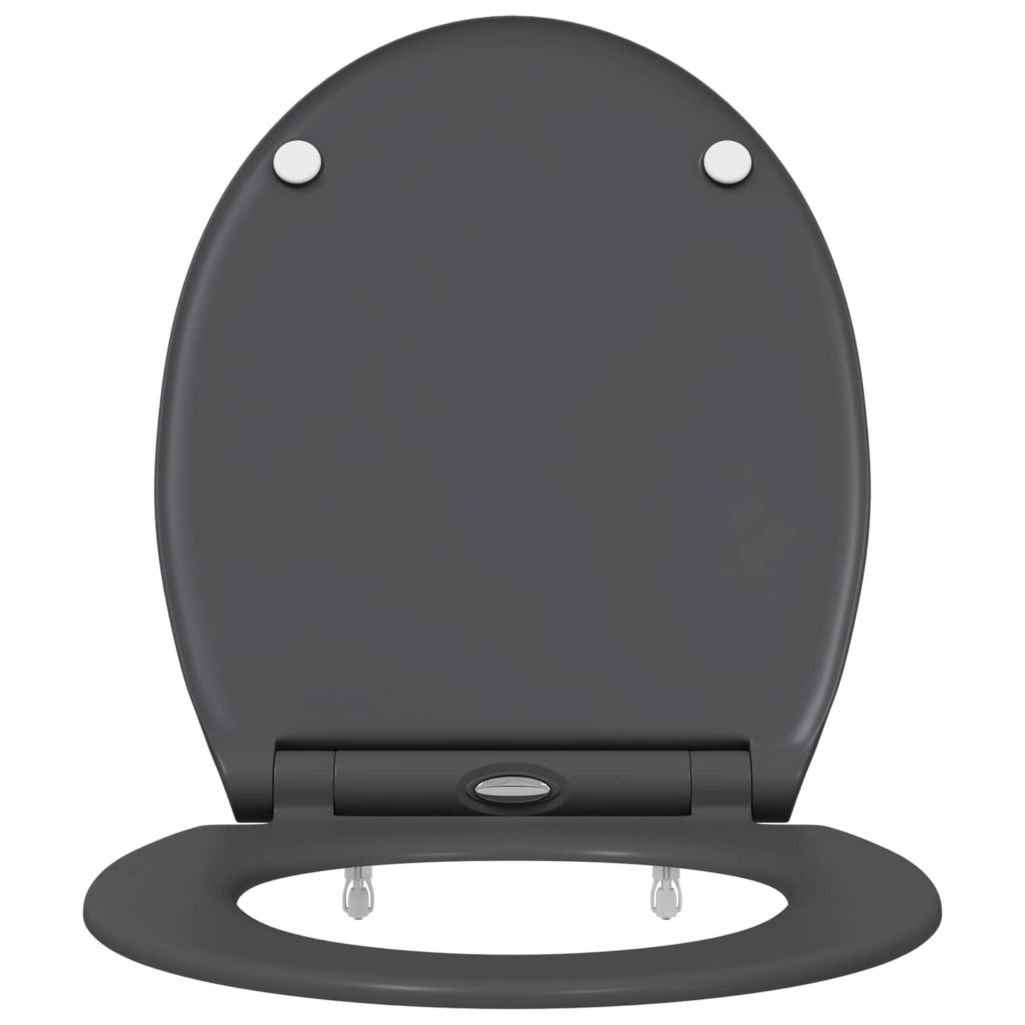 Toilettensitz Anthrazit 47 X 37,5 X 3,8 Cm Duroplast