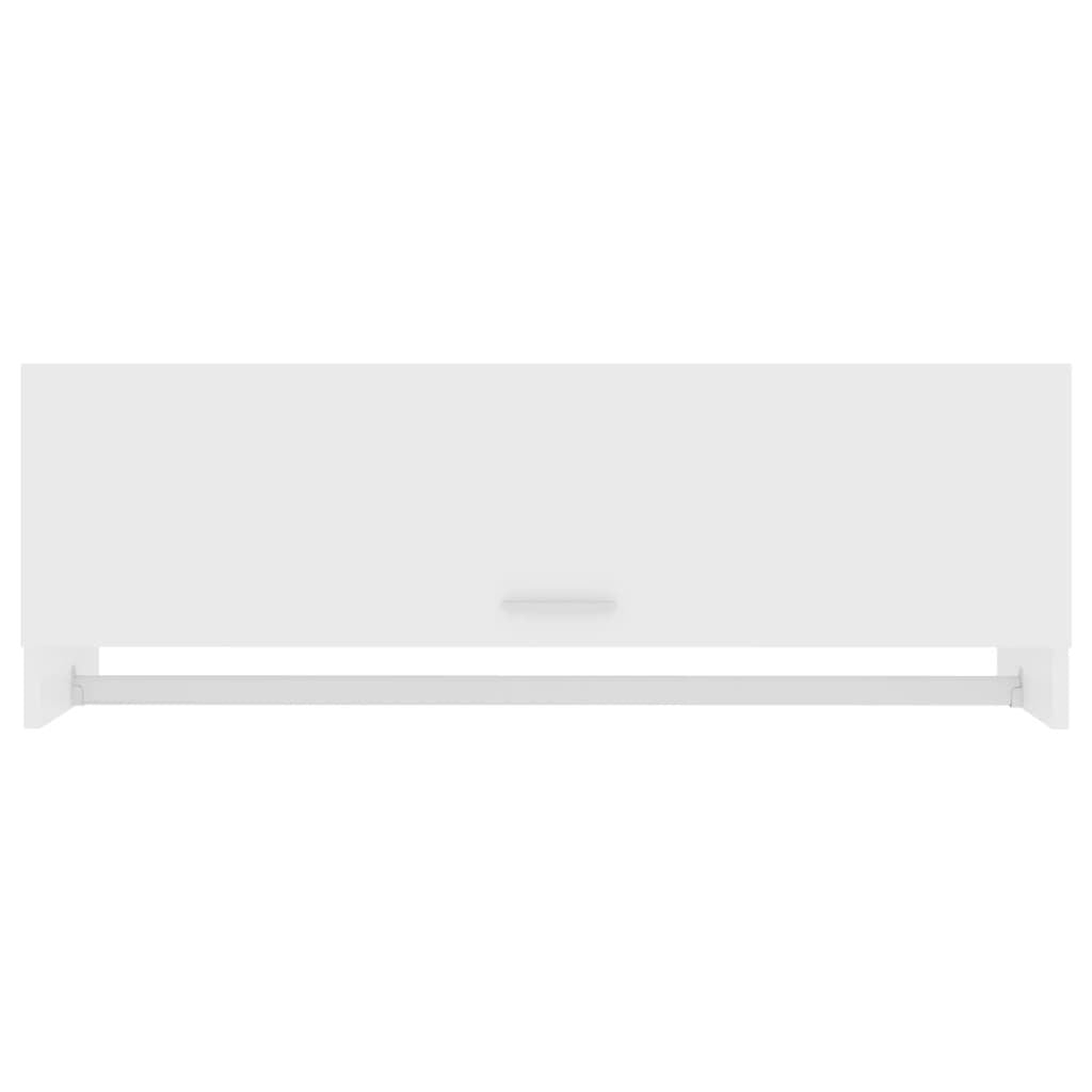 Kleiderschrank Weiß 100X32,5X35 Cm Holzwerkstoff