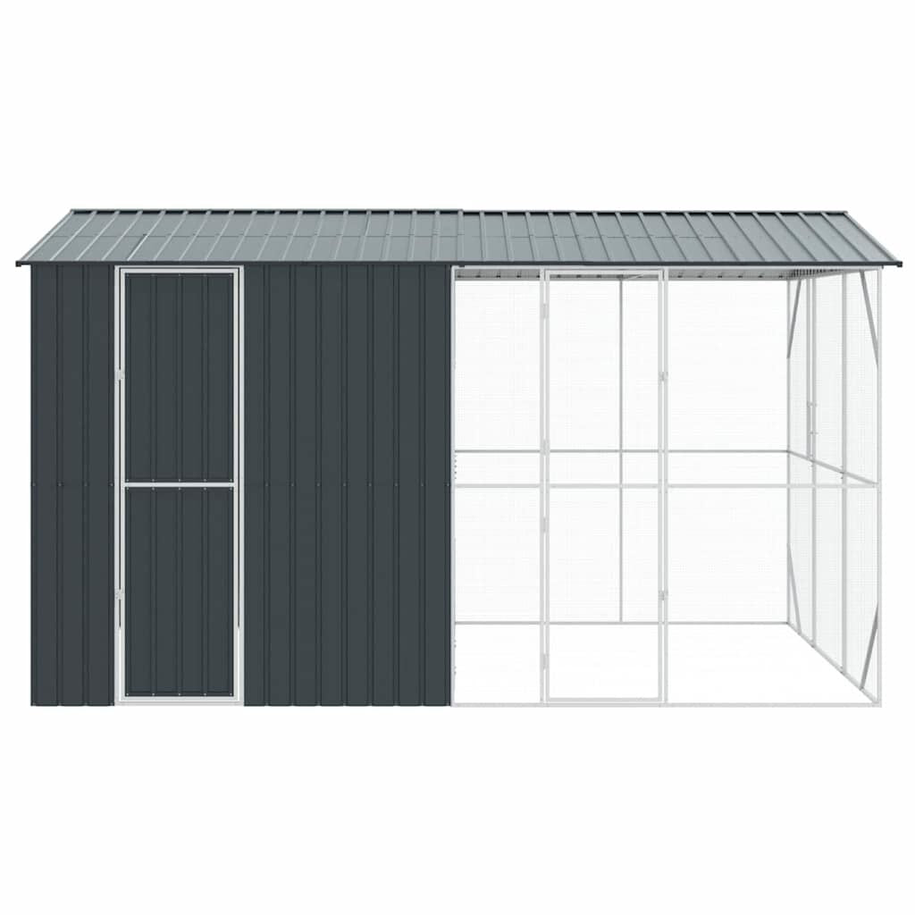 Vogelkäfig Anthrazit 430 X 310 X 247 Cm Verzinkter Stahl