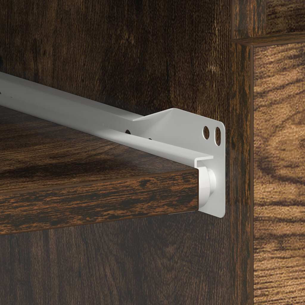 Schreibtisch Räuchereiche 90X45X76 Cm Holzwerkstoff