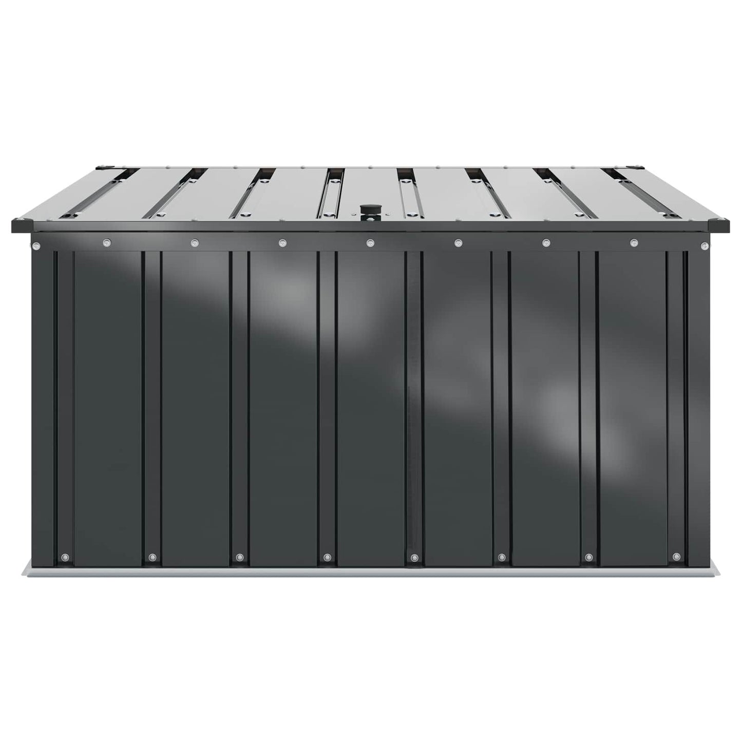 Gartenlagerbox Schwarz 101 X 82 X 50 Cm Stahl