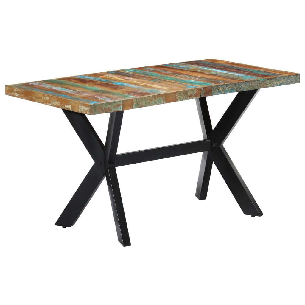 Esstisch 140X70X75 Cm Altholz Massiv