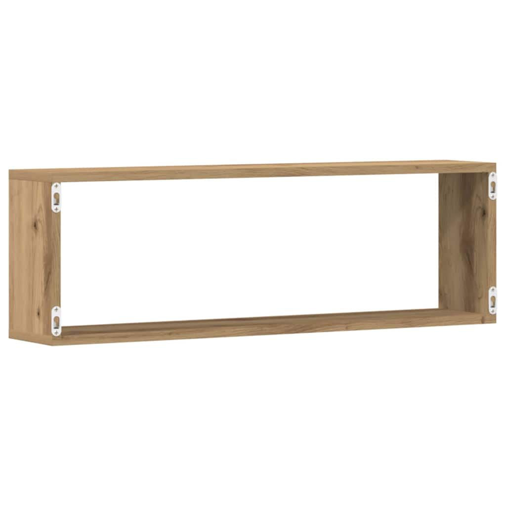 Wandregale Mit Regal 2 Pcs Kunsthandwerk Eiche 80 X 15 X 26 Cm