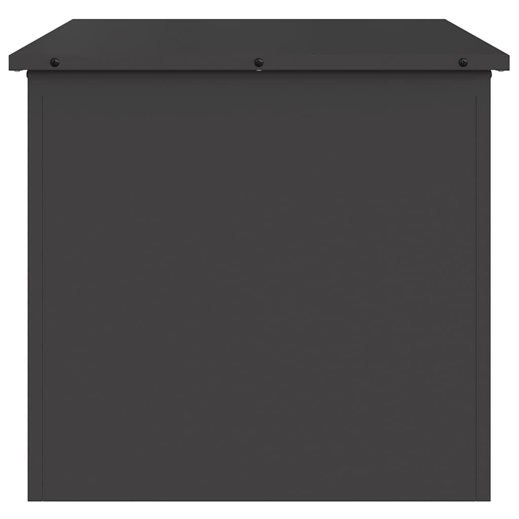 Außenlagerbox Schwarz 55 X 50,5 X 50 Cm Stahl