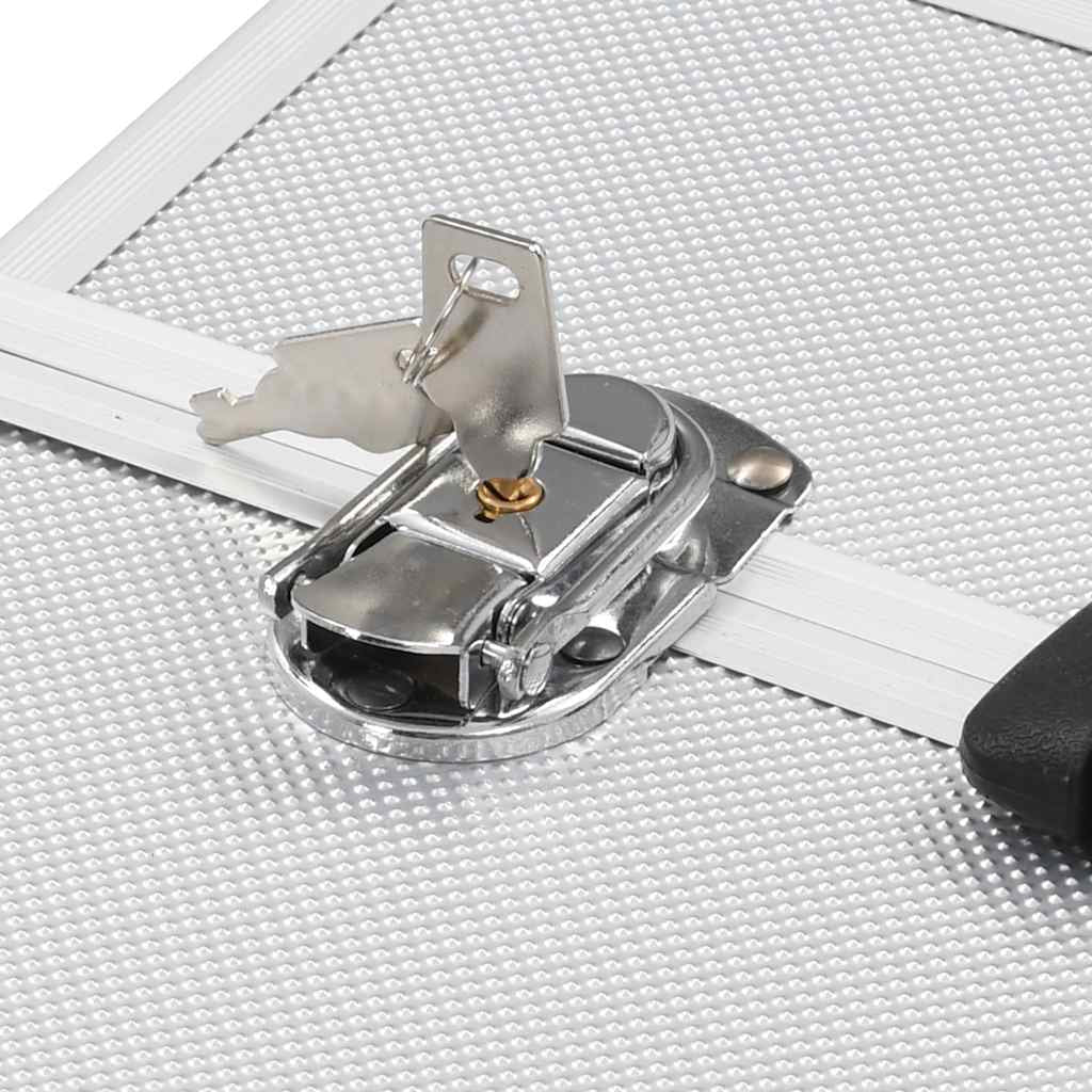 Kosmetikkoffer Schminkkoffer Friseurkoffer Schmuckkoffer Aluminium Vidaxl
