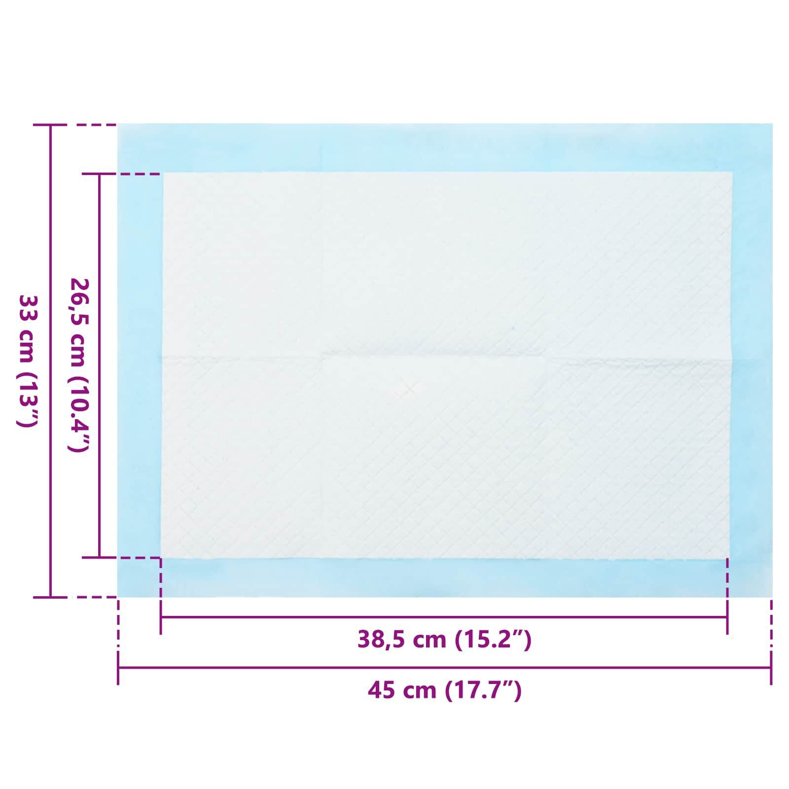 Vliesstoff Haustier Trainingspad 50 Pcs 45 X 33 Cm Vliesstoff