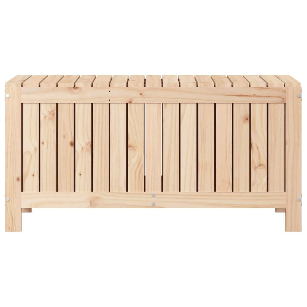 Gartentruhe 108X42,5X54 Cm Massivholz Kiefer