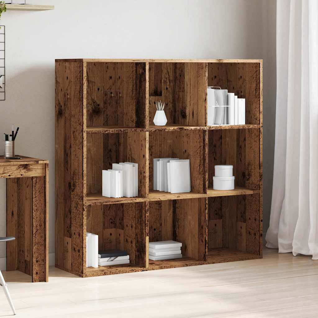 Bücherregal Altholz-Optik 98X29X97,5 Cm
