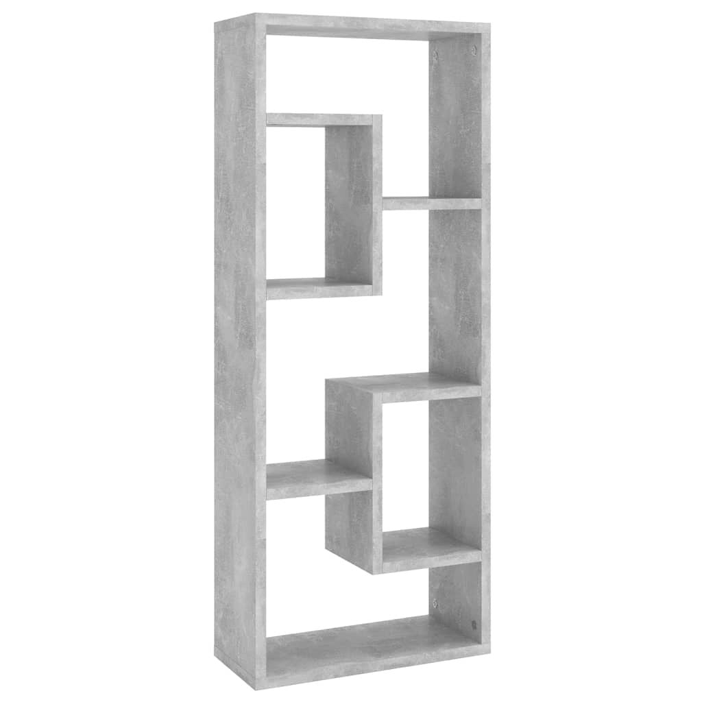 Wandregal Betongrau 36X16X90 Cm Holzwerkstoff