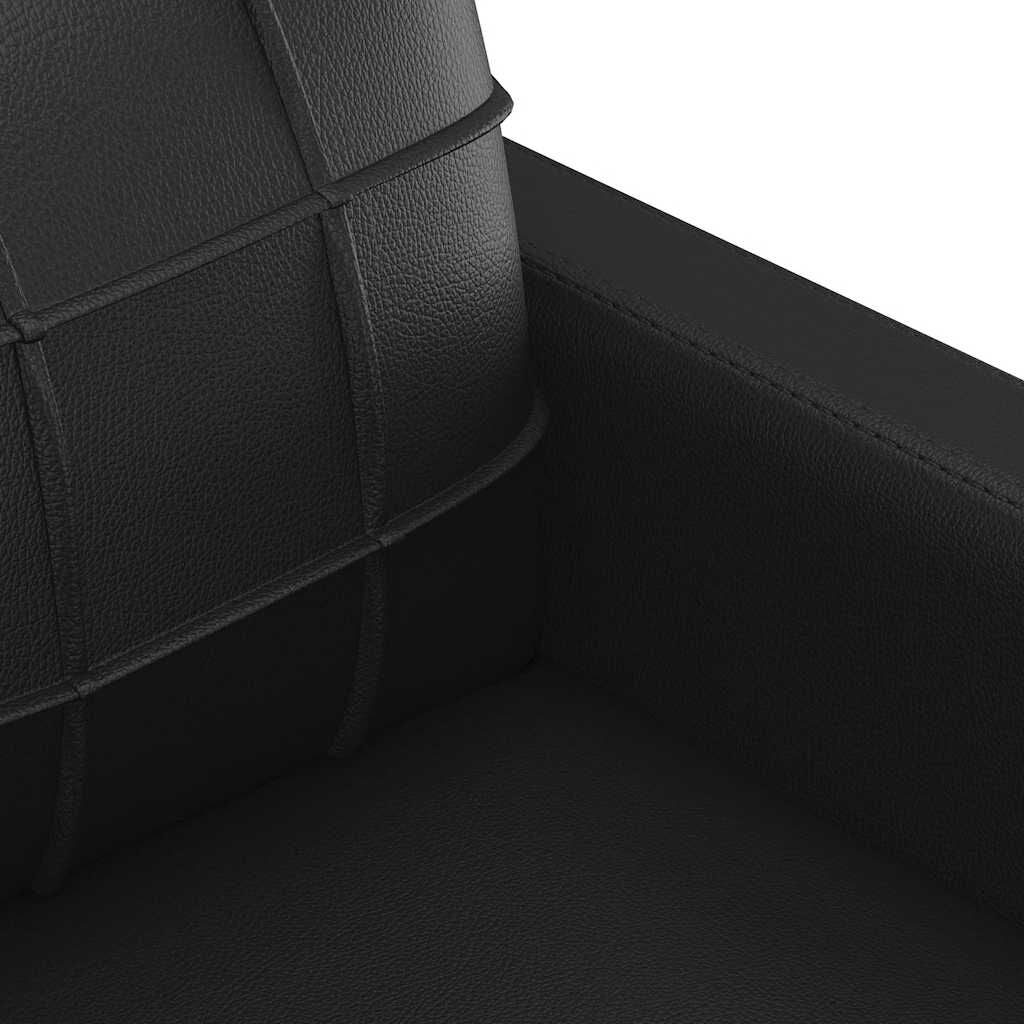 Sessel Schwarz 60 Cm Kunstleder