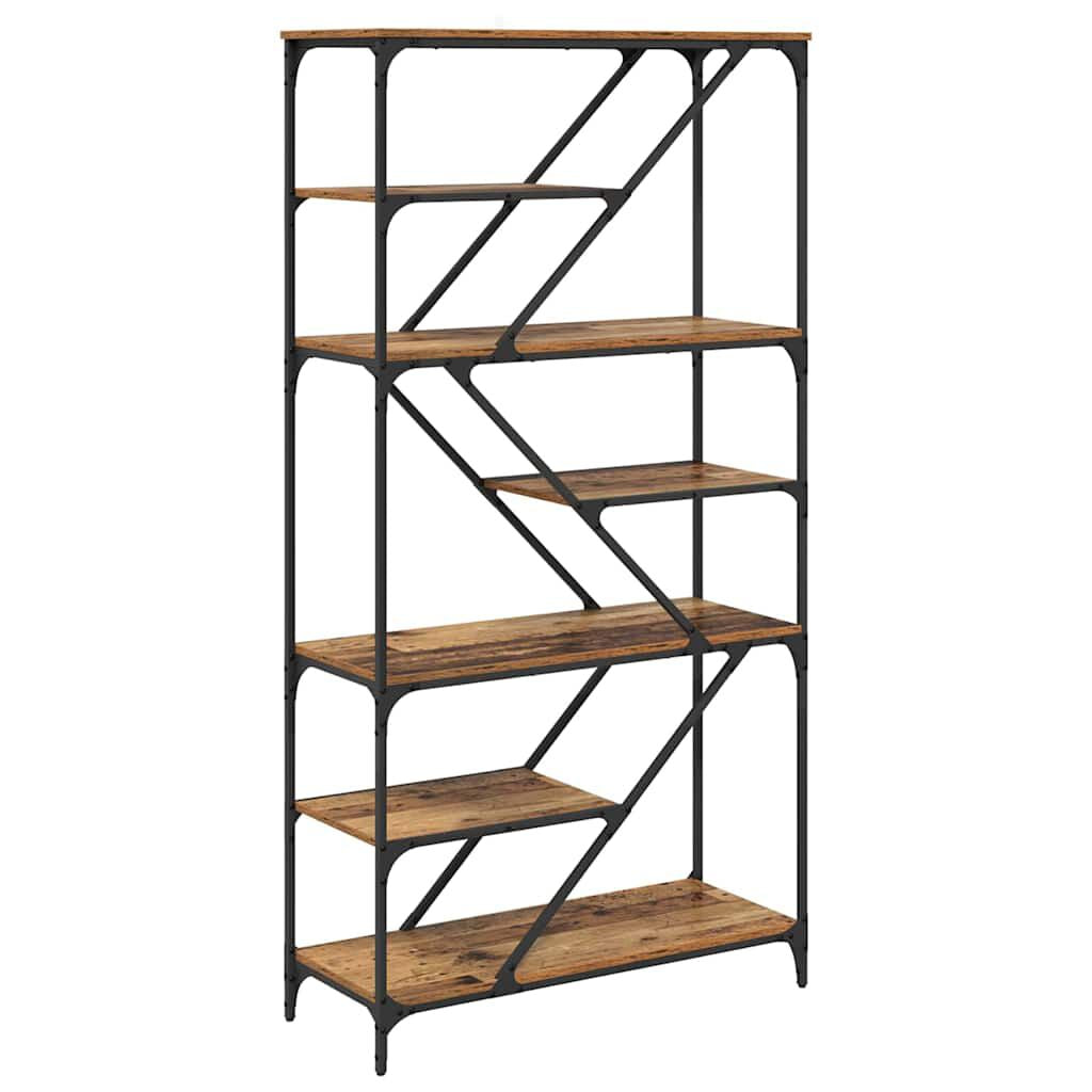 Bücherregal Altholz 91 X 36 X 176 Cm Holzwerkstoff