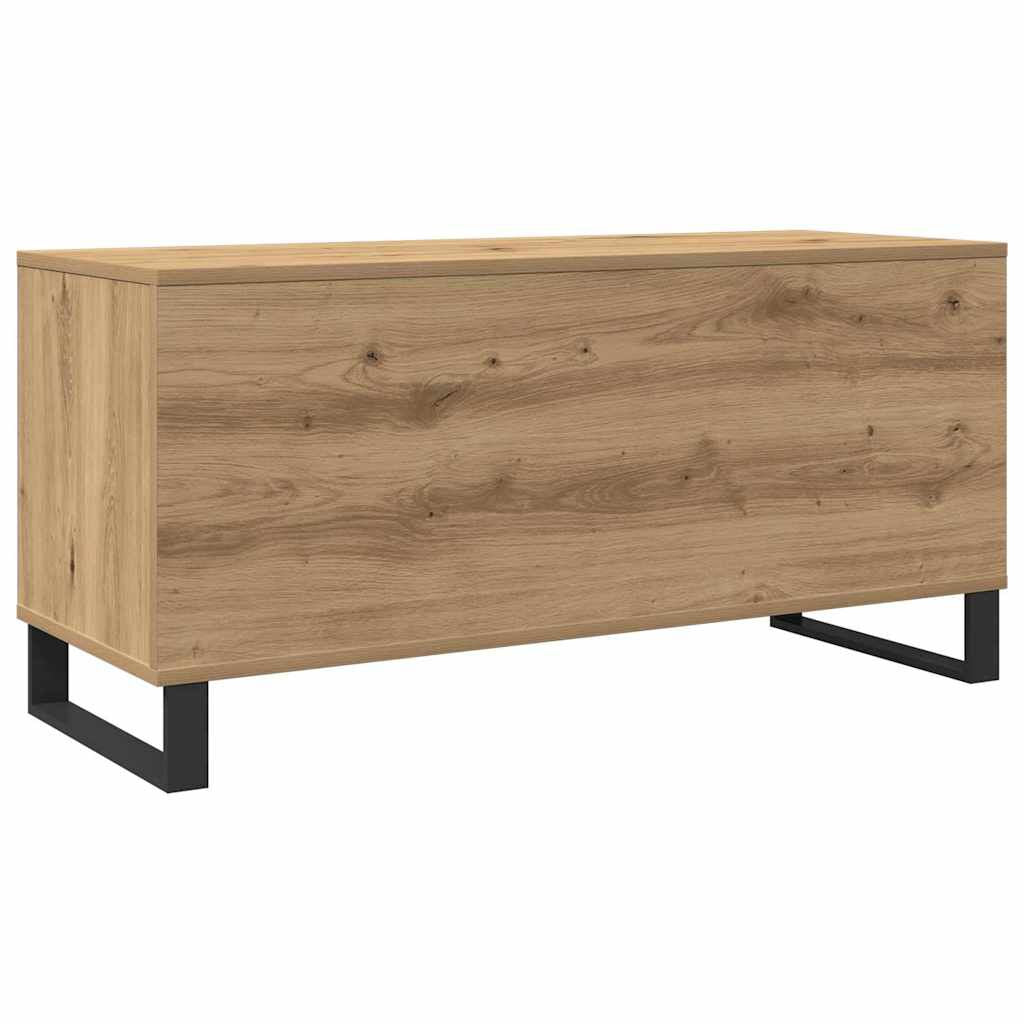 Schallplattenschrank Mit Regal Artisan-Eiche 100 X 38 X 48 Cm