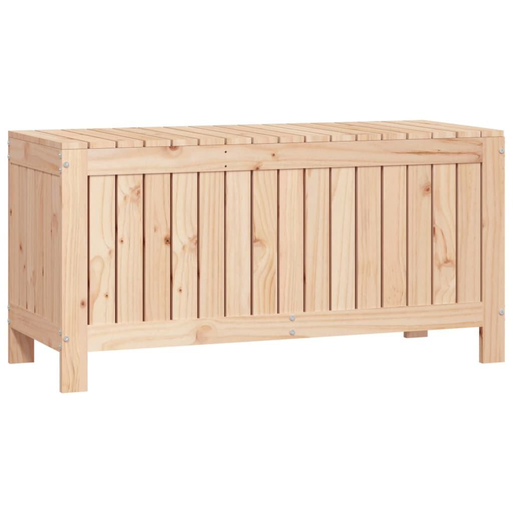 Gartentruhe 108X42,5X54 Cm Massivholz Kiefer