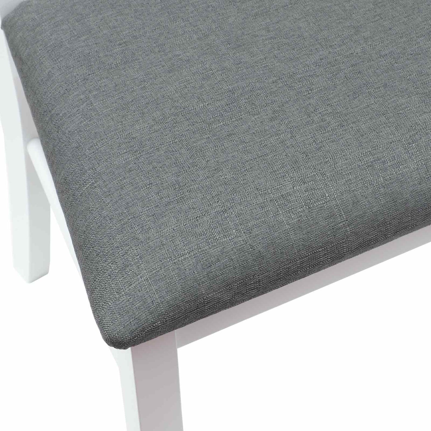 Esszimmerstühle 2 Pcs Weiß 50 X 52,5 X 91 Cm Massives Gummiholz