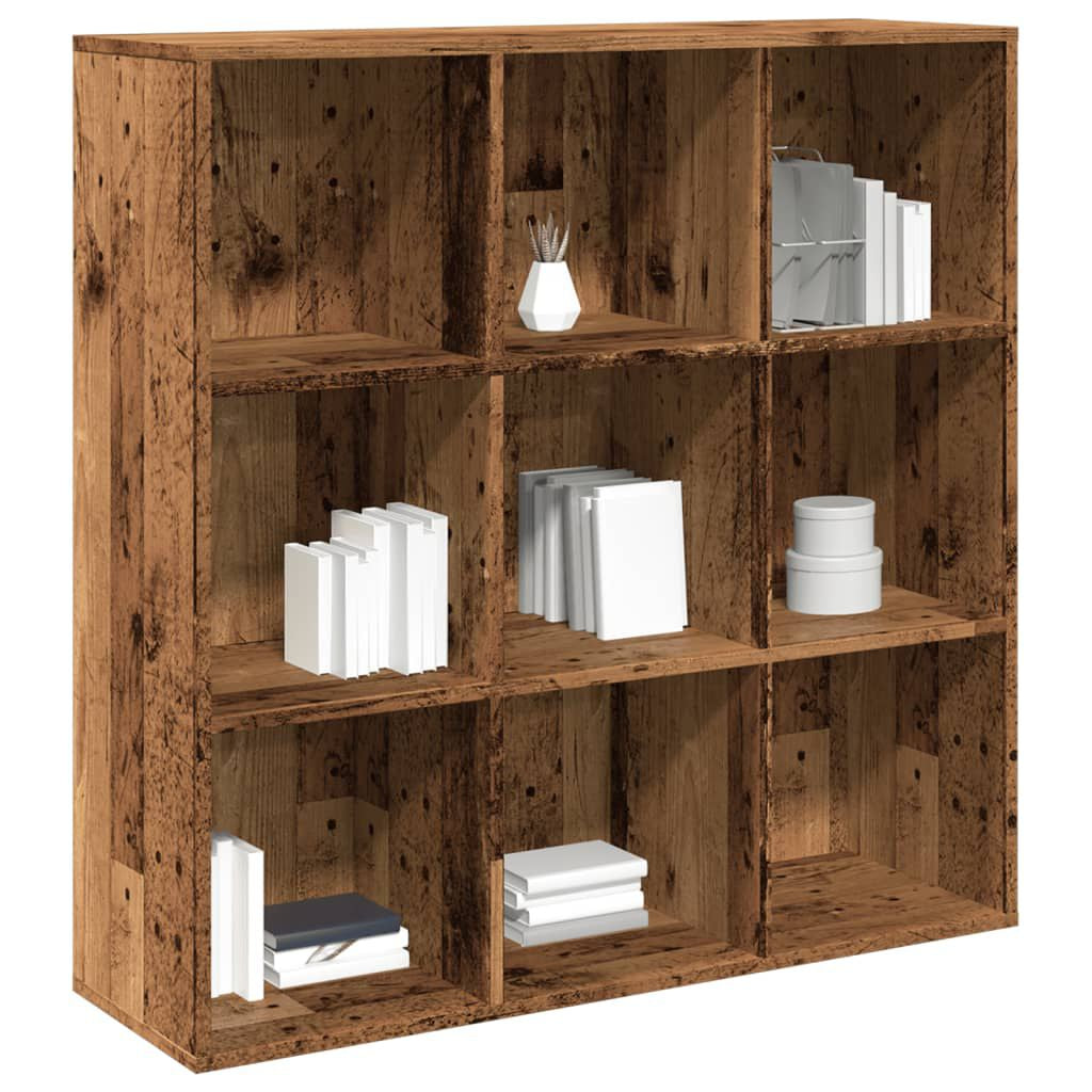 Bücherregal Altholz-Optik 98X29X97,5 Cm