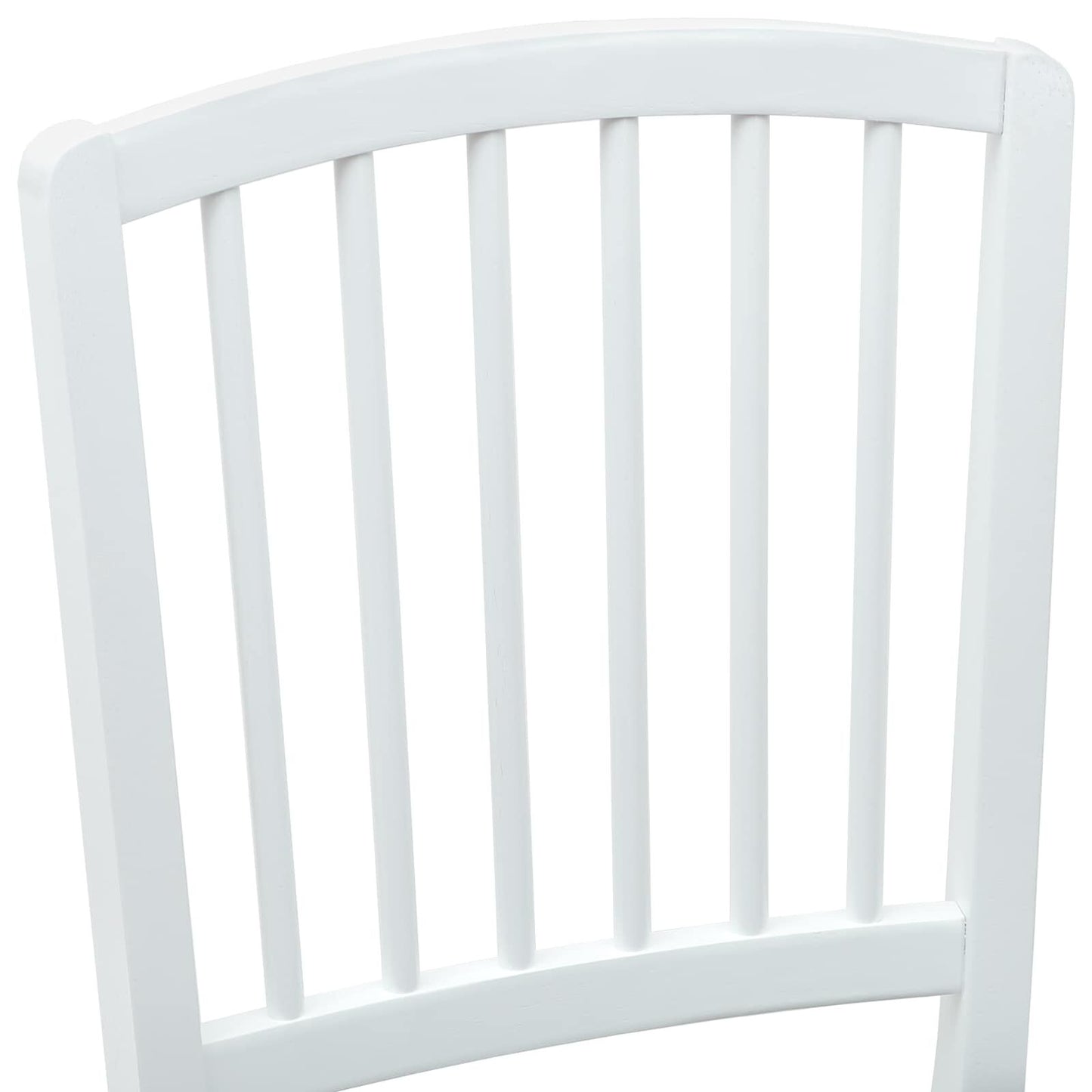 Esszimmerstühle 2 Pcs Weiß 50 X 52,5 X 91 Cm Massives Gummiholz