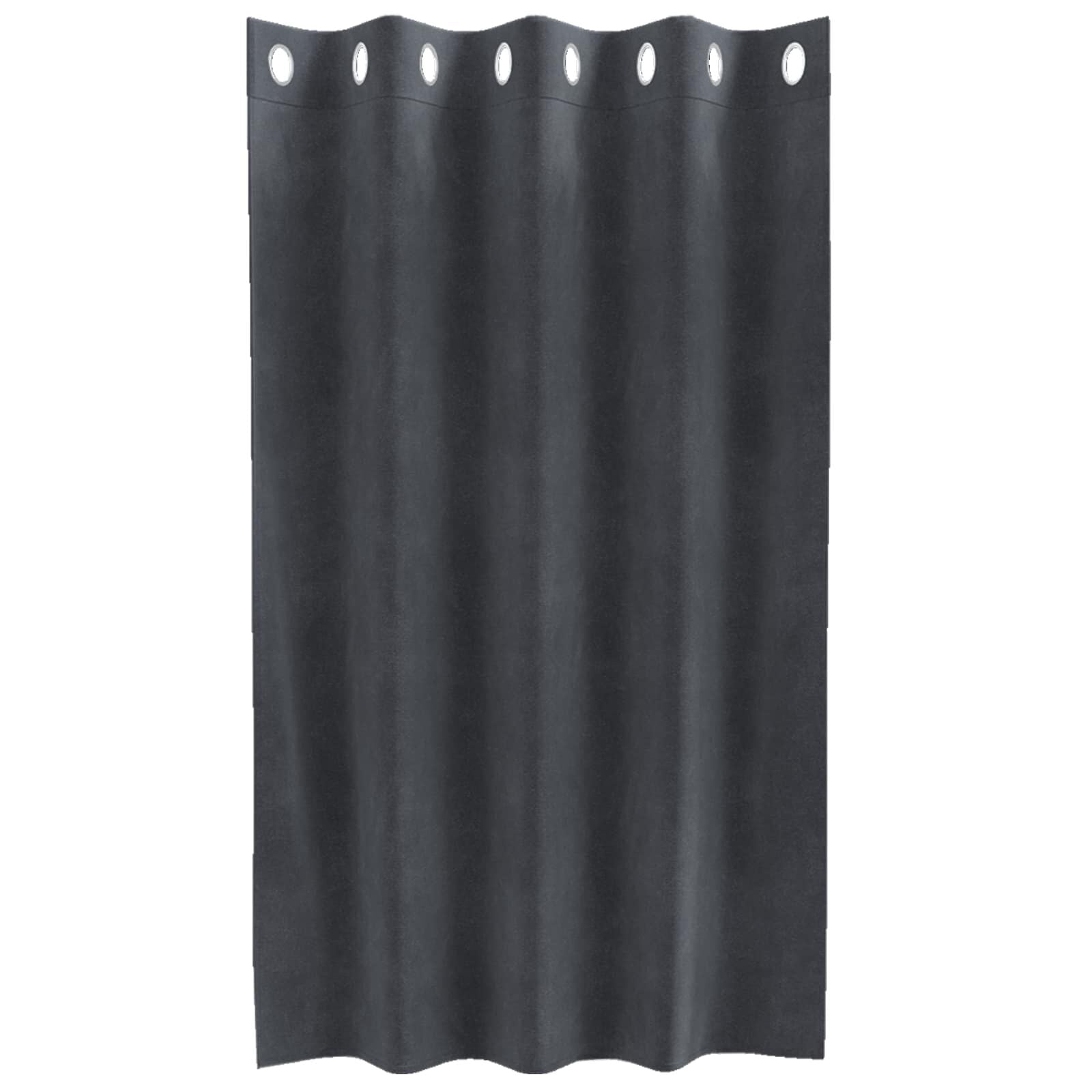 Verdunkelungsvorhänge 2 Pcs Hellgrau 140 X 140 Cm Samt