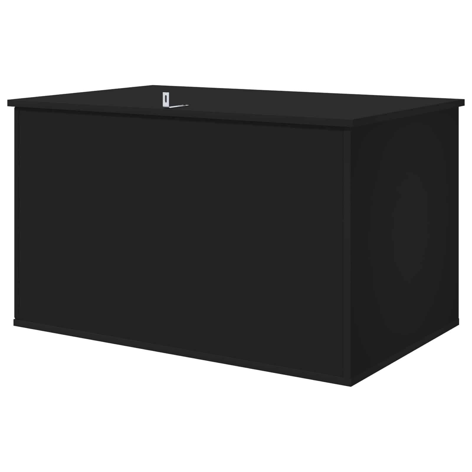 Katzenhaus Schwarz 85 X 55 X 50,5 Cm Holzwerkstoff