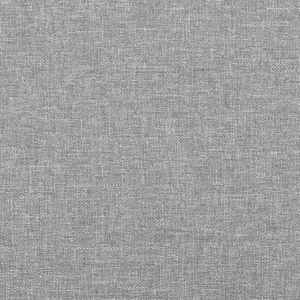 Boxspringbettgestell Hellgrau 180X200 Cm Stoff
