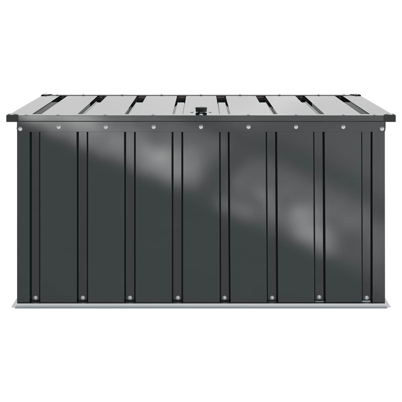 Gartenlagerbox Schwarz 101 X 56,5 X 50 Cm Stahl