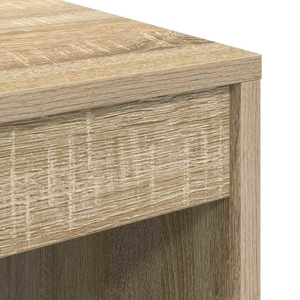 Schreibtisch Mit Schubladen 2 Pcs Sonoma-Eiche