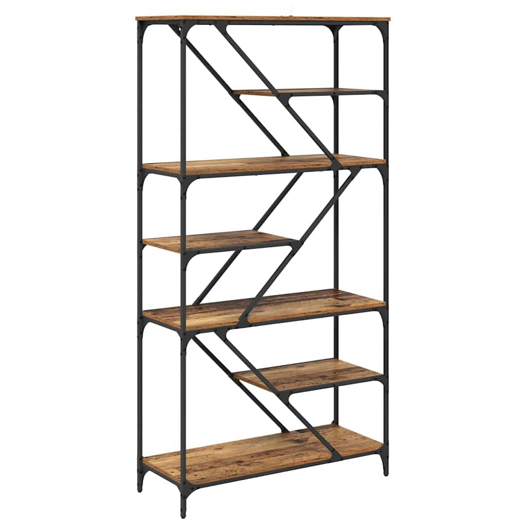 Bücherregal Altholz 91 X 36 X 176 Cm Holzwerkstoff