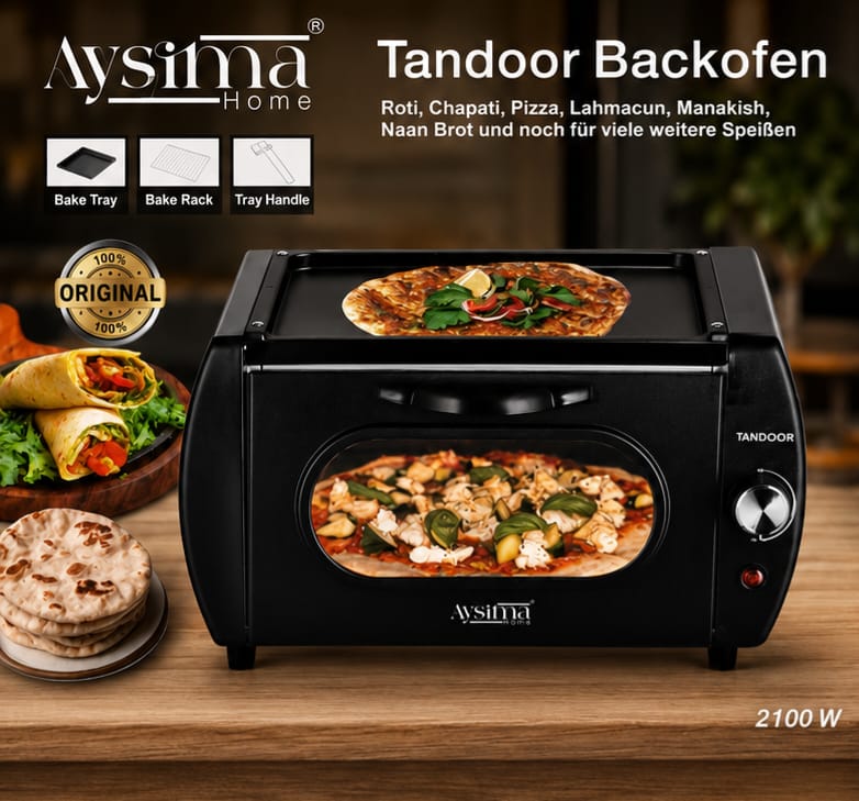 Aysima Home Tandoor Backofen – Vielseitig, Leistungsstark und Kompakt