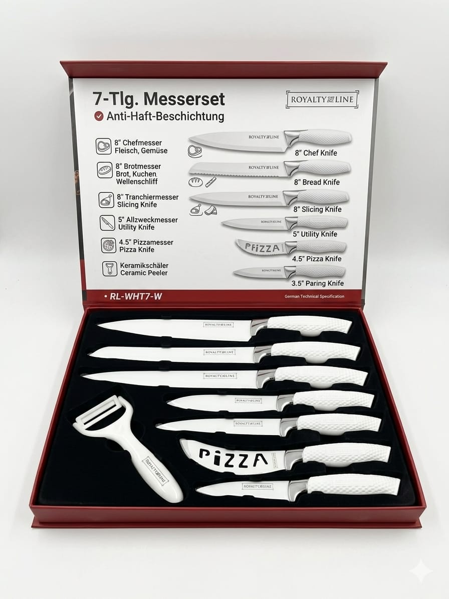 Premium 7-teiliges Messerset