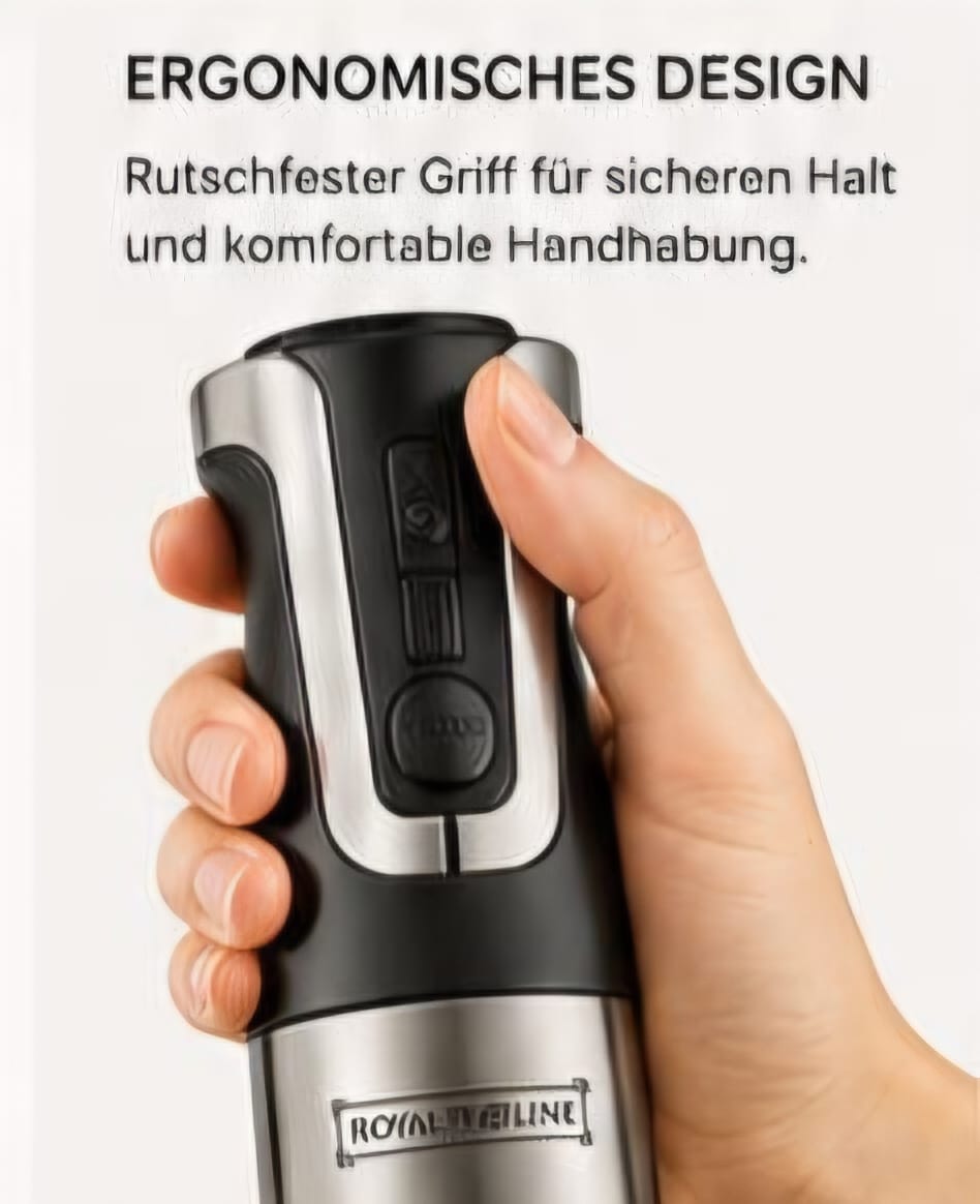 Royalty Line Hand-Stabmixer ESTM-800.743.2 – Kraftvoll. Ergonomisch. Zuverlässig.