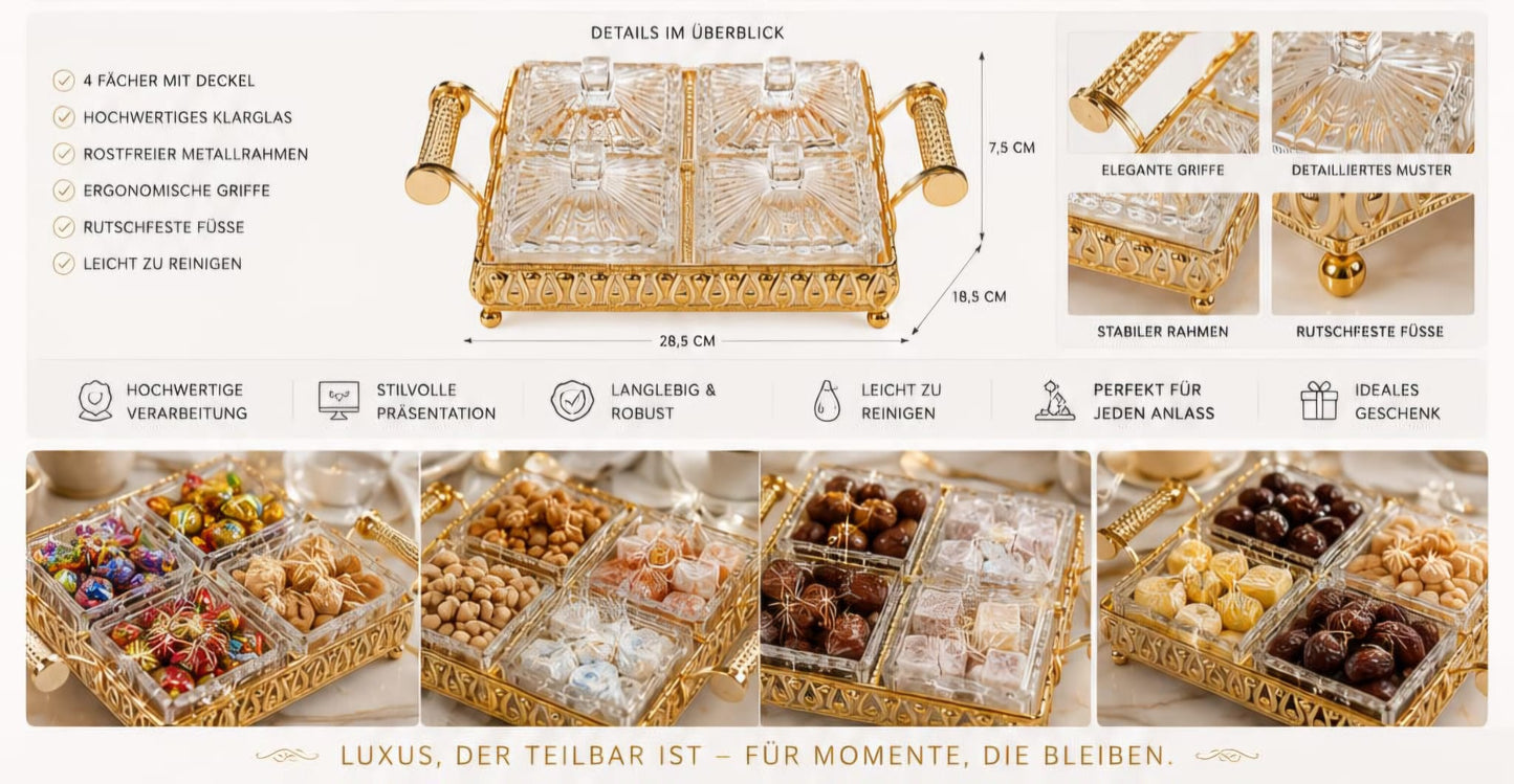 Banoo Dutch Design Glas Candy Box