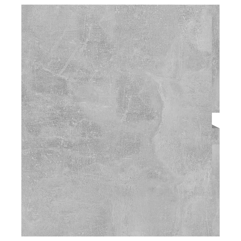 Waschbeckenunterschrank Betongrau 90X38,5X45 Cm Holzwerkstoff